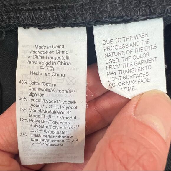 Madewell 9" High Rise Skinny Jeans in Washed Black sz 24 Stretch Denim Classic - Picture 9 of 11